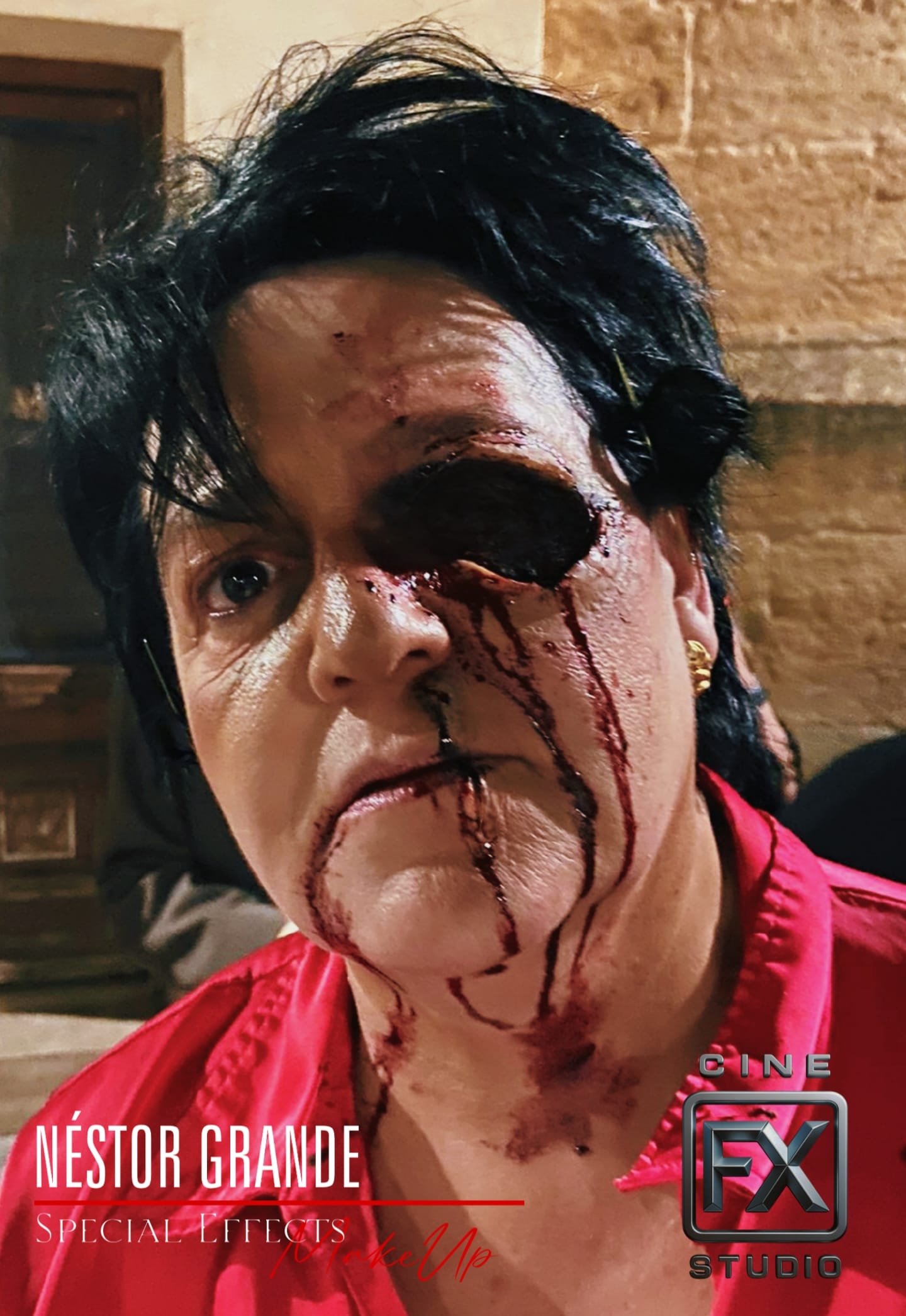 Maquillaje para efectos especiales FX y Prótesis FX Madrid - Corto Premiado El destripador de Tomelloso